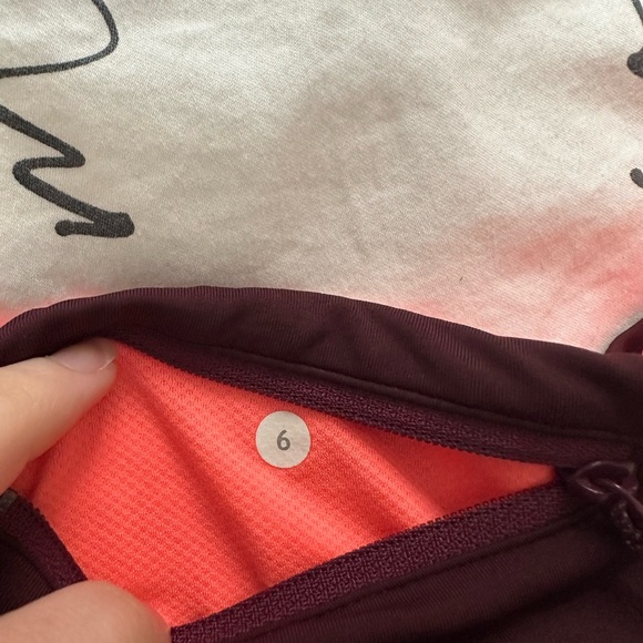 Lululemon Speed Short *4-way Stretch 2.5" Bordeaux Drama 6 - Picture 6 of 6